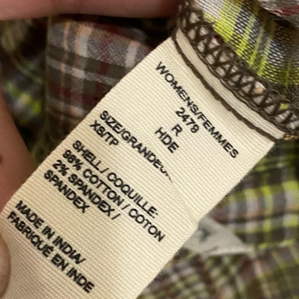 Woolrich Carabelle Plaid Button Down Shirt XS - Picture 3 of 5